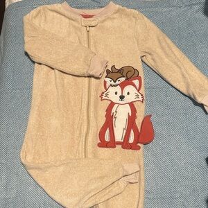 George Cream Fox Kids One Piece